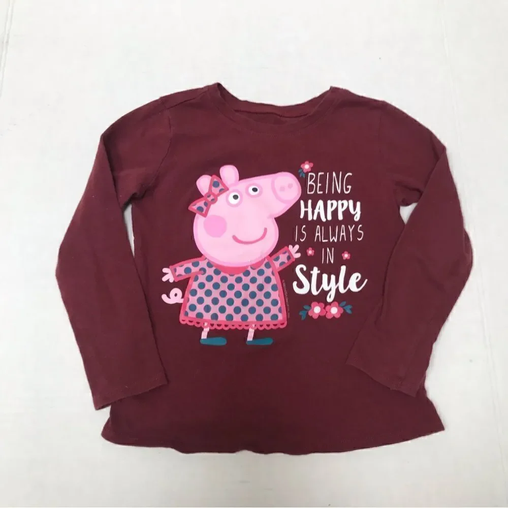 Old Navy Peppa Pig long sleeve T-shirt 4‎
